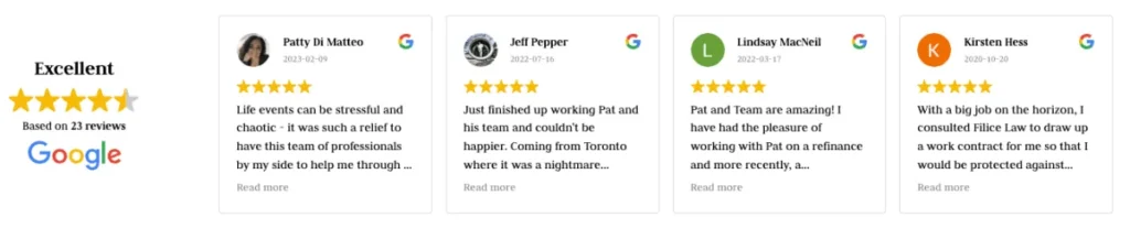 Home 6 Google Reviews