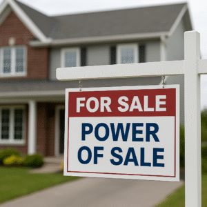 For Sale - Power of Sale