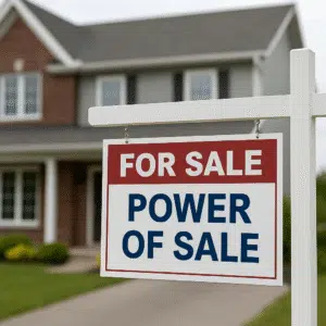 For Sale - Power of Sale