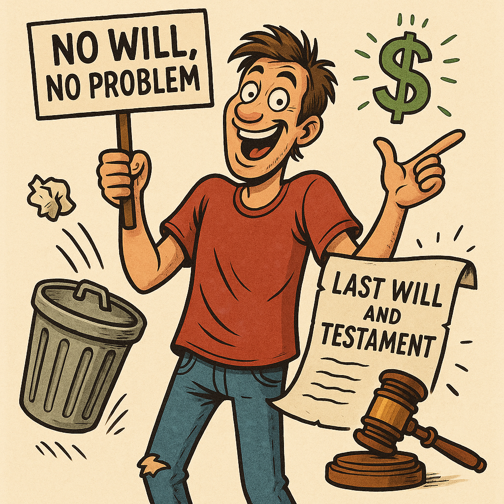 No Will, No problem